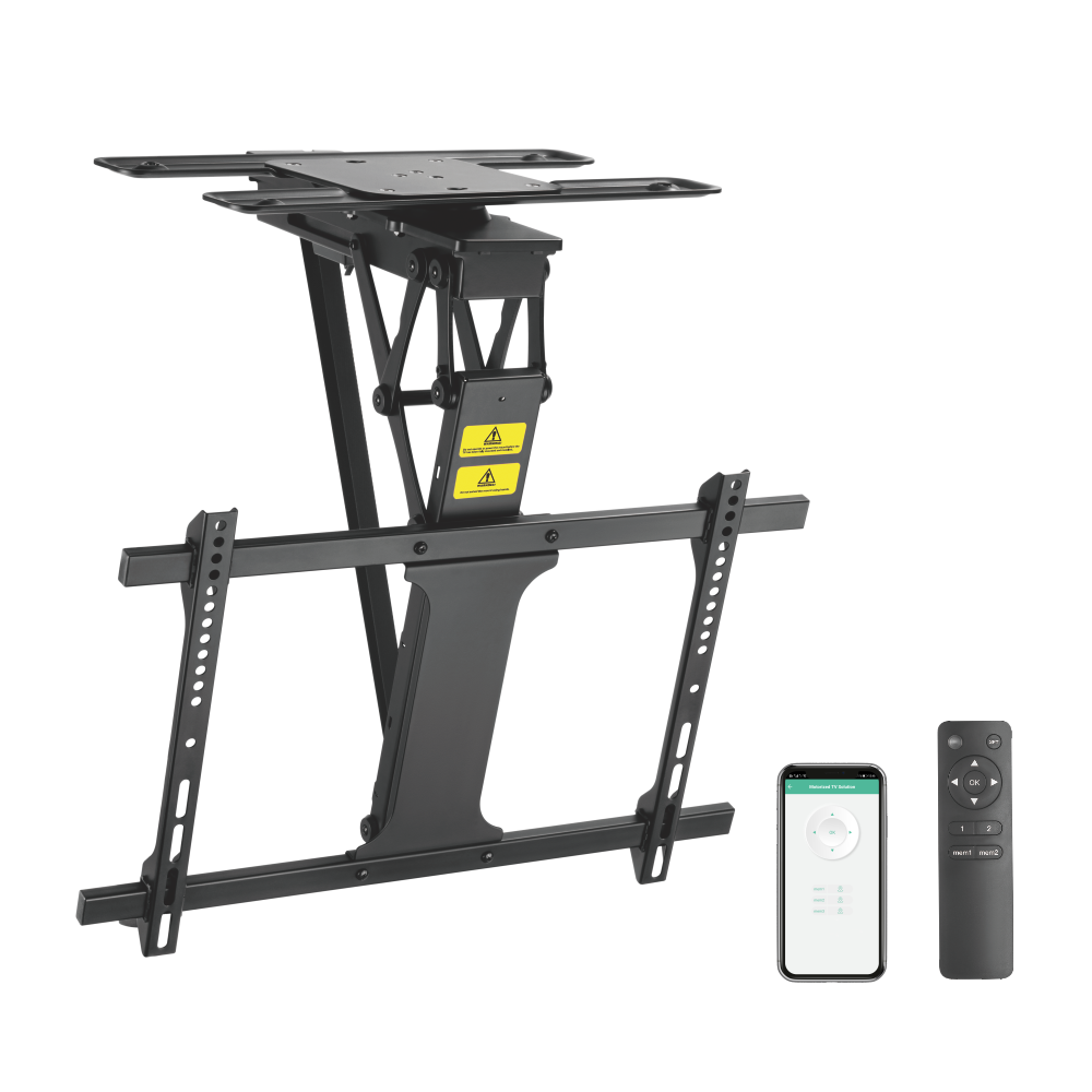 Large Smart Swivelling Flip Down TV Ceiling Mount for Wood Ceiling Joints | TVB-107