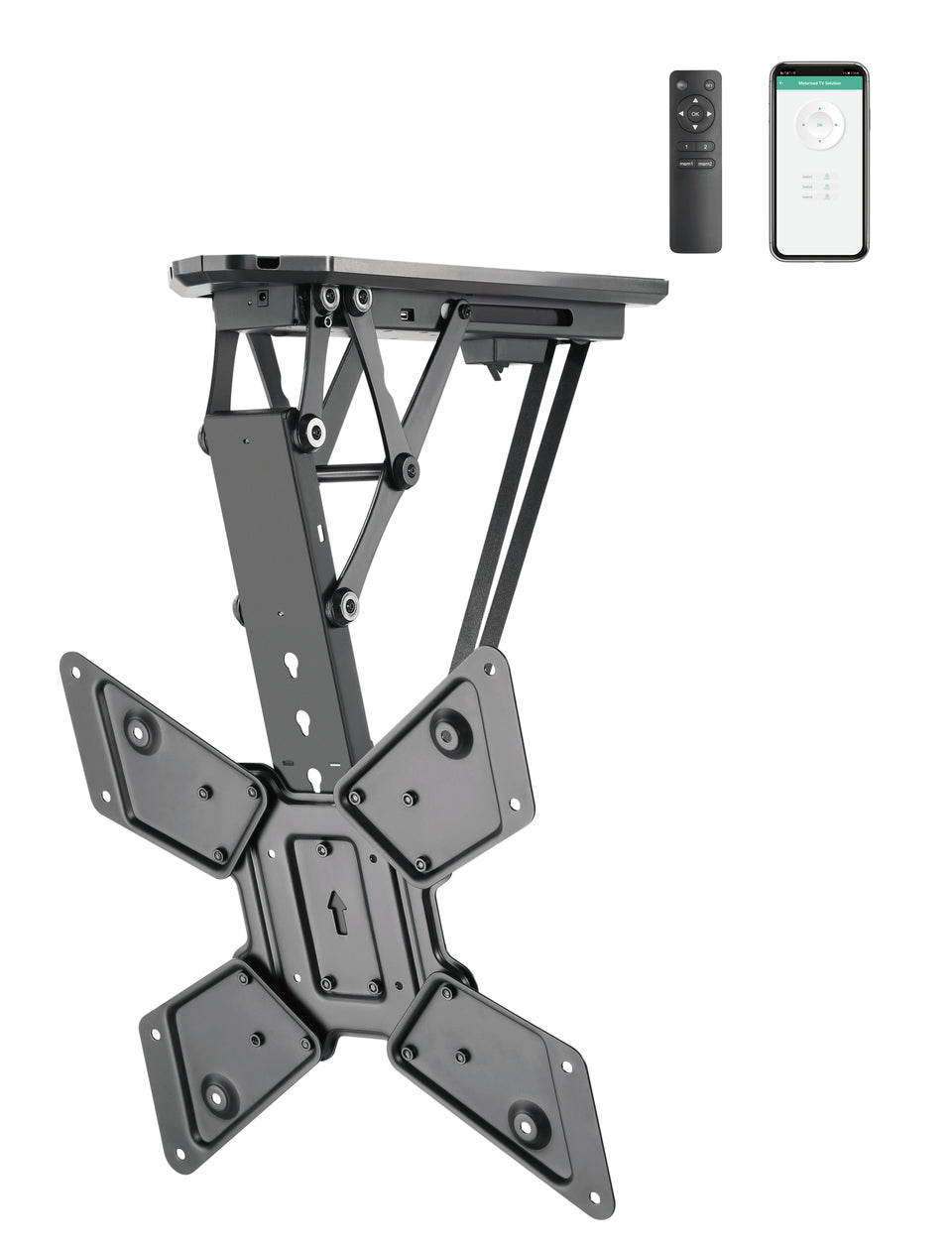 Wolff Mount TVB-106 tv ceiling mount – side view