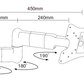 Wolff Mount TVB-91 tv wall mount – product view