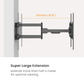 Ultra Heavy-Duty Full Motion TV Wall Mount | TVB-144