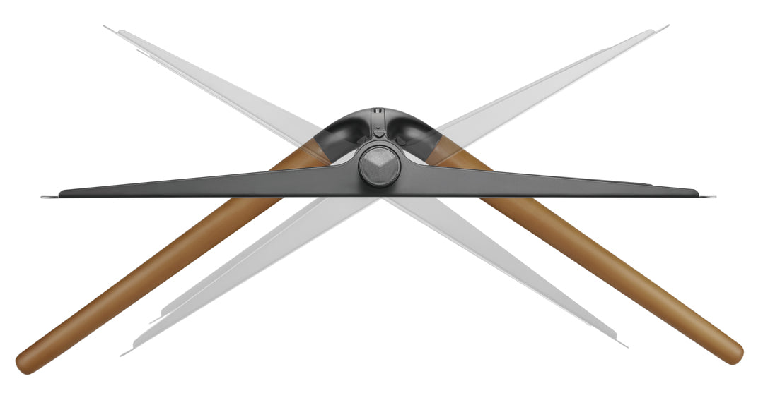 Wolff Mount TVB-126 tabletop tv stand – top view
