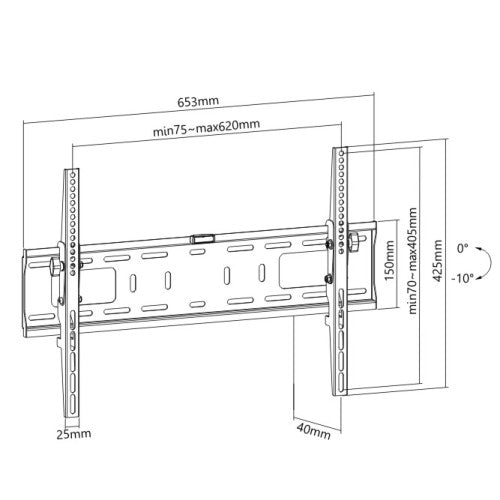 Wolff Mount TVB-105 tv wall mount – product view