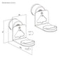 Wolff Mount TVB-131 speaker wall mount – product view
