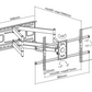 Wolff Mount TVB-80 tv wall mount – product view