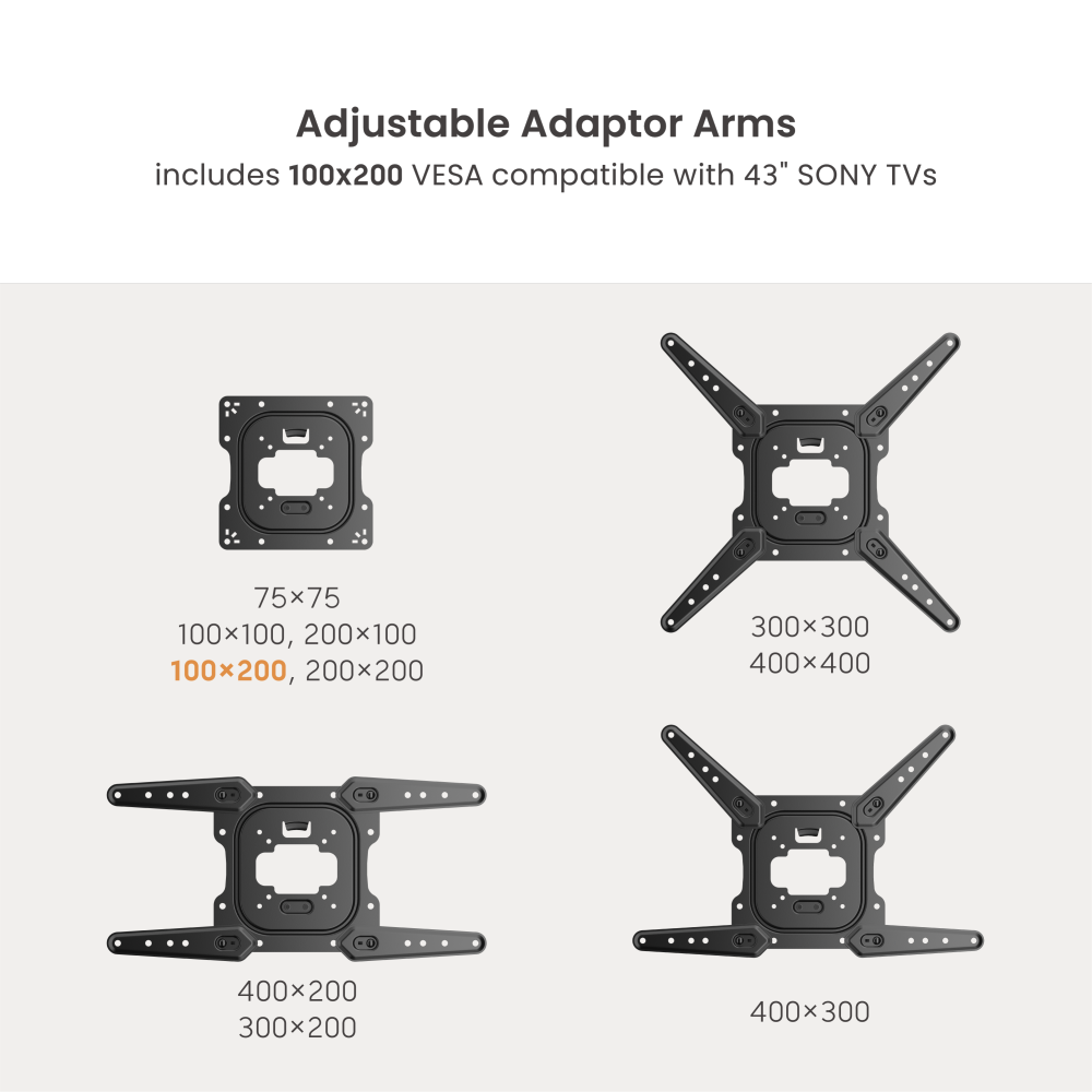 Wolff Mount TVB-63 tv wall mount – product view