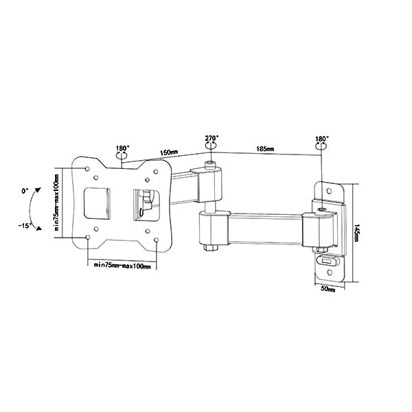 Wolff Mount TVB-32 tv wall mount – product view